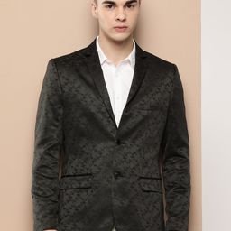 INVICTUS Self Design Slim Fit Party Blazer-picture-55