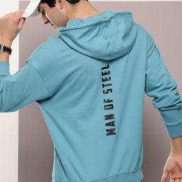 Kook N Keech Men Graphic Printed Hooded Superman Sweatshirt-image-49