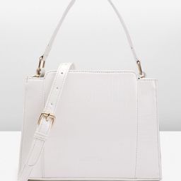 French Connection Animal Textured Structured Handheld Bag image 1