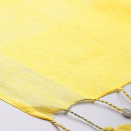 Taavi Linen Handloom Sustainable Dupatta with Zari image 4