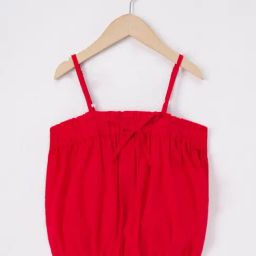 Edheads Kids Red Cotton Regular Fit Top-image-90