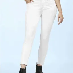 SF Jeans by Pantaloons White Mid Rise Jeans-picture-0