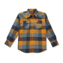 Gini & Jony Kids Multicolor Checks Full Sleeves Shirt-image-31