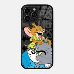 macmerise Cartoon Characters Printed iPhone 16 Plus Bumper Case Mobile Accessories image 2