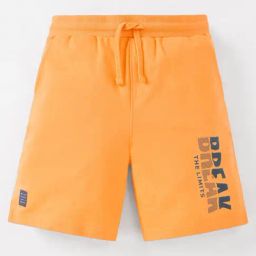 Edheads Kids Yellow Cotton Printed Shorts-image-52