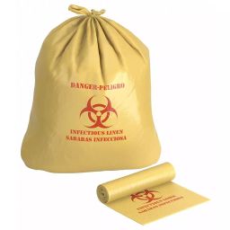 TOUGH GUY Infectious Linen 44 gal Biohazard Bags, 31DK91 (Yellow) (Pack of 200)-image-19