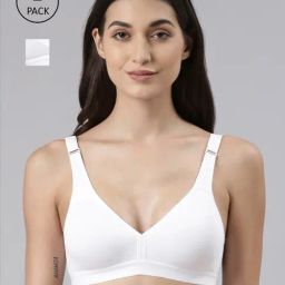 Dollar Missy White Cotton Seamless Bra - Pack Of 2-picture-47