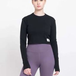 adidas Black Cotton Full Sleeves T-Shirt-image-54