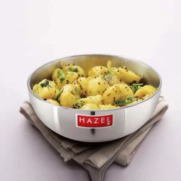 HAZEL Silver Aluminium Tansara Pots Pans (3 L)-image-40