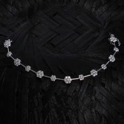 The Real Effect London 800 Silver CZ Bracelet for Women-image-73
