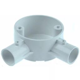 Schneider Electric 20 mm White uPVC Angle Box Conduit Fitting, 20CJB4W-image-98