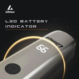 Litmus HELIOS 20 Beard & Body Trimmer for Men with 90 Min Runtime (Chrome Edition) image 5
