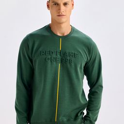 Red Flame Men Printed Sweatshirt-image-72