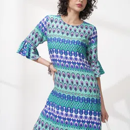 ESPYR By Tokyo Talkies Women Print A-Line Mini Dress-image-61