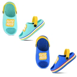 SMARTOTS Kids Set Of 2 Printed Clogs image 1
