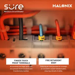 Halonix Sûre 16 Amp Single Pole Miniature Circuit Breaker (MCB) image 4