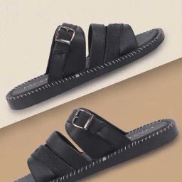 Fausto Men's Black Casual Sandals-25