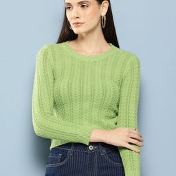 Chemistry Woollen Crop Pullover-image-38