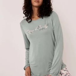 La Vie En Rose Grey Printed Sweatshirt-image-75