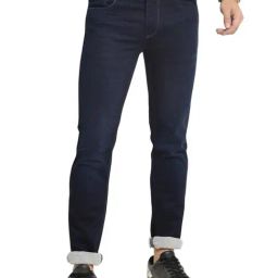 Turtle Blue Narrow Fit Stretchable Jeans-picture-31