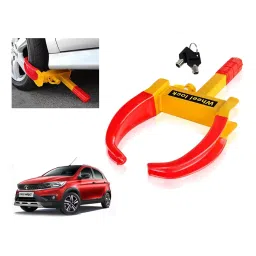 Auto Pearl Claw Type Anti Theft Adjustable Wheel Clamp Lock for Tata Tiago 1.05 Revotorq XT-image-74