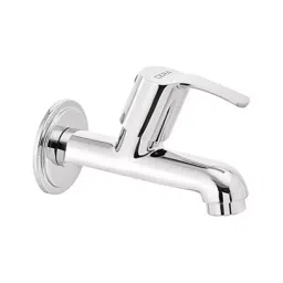 CERA Vivana Quarter Turn Wall Mount Long Nose Bib Cock with Wall Flange and Aerator, F2014152-14