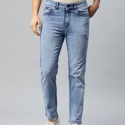 Rodamo Men Relaxed Fit Light Fade Stretchable Jeans-image-20