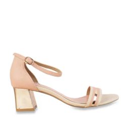 Mochi Women's Peach Ankle Strap Sandals-image-13