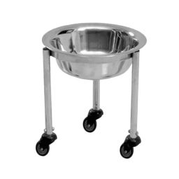 Sarvagya Surgical Kick Bowl with 350 mm Diameter in Stainless Steel Tube Body for Hospitals and Clinics, SSPL577A-21