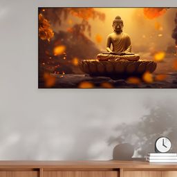 nestroots Orange & Yellow 1 Piece Canvas Other Wall Paintings-picture-19