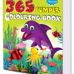 365 Bumper Colouring Book - English-31