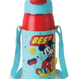 Cello Kidzbee Era Mickey Mouse Best Pals Water Bottle Blue - 400 ml-11
