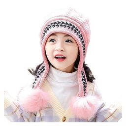 SYGA Wool Knitted Cap - Pink-image-107