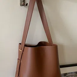 CORSICA Brown Solid One Handle Handheld Bag-picture-48