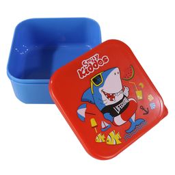 Smily Kiddos 4 in 1 Lunch Box Shark Themed Set Of 4 - Multicolor image 5