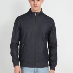 Arrow Sport Blue Regular Fit Reversible Jacket-image-30
