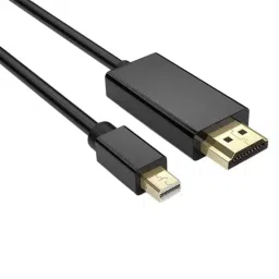 Mak World Mini DP to HDMI Cable Matte Finish ABS Shell 3 m Length, Assorted-45