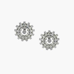 VALANOVA 14Kt White Gold 0.18 Carat Lab Grown Diamond Earrings-image-53