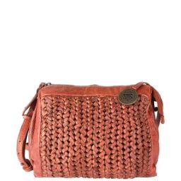 KOMPANERO Tan Textured Medium Sling Handbag-image-52