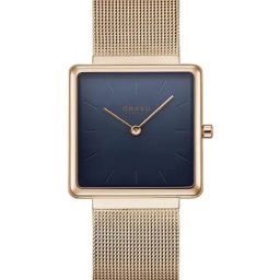 OBAKU V236LXVLMV Kvadrat Analog Watch for Women-image-33