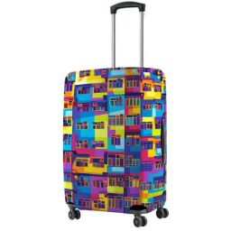 Nasher Miles Polyester 65 cm (24 Inch) Medium Protective Luggage Cover - Montane Design-31