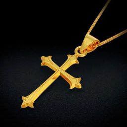 Golden Sharp Edged Holy Cross-image-23