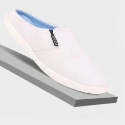 Fausto Men's White Mule Shoes-picture-12