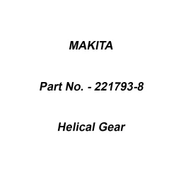 Makita Helical Gear Size 50 mm Suitable For HM1810, Part No 221793-8-picture-45