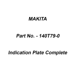 Makita Indication Plate Complete Suitable For DPB183, Part No 140T79-0-image-32