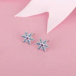 GIVA 92.5 Sterling Silver Frozen Earrings for Kids-picture-16