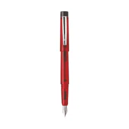 Montex Bouncy Fountain Pen Black Ink Color & Red Body Color-picture-30