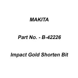 Makita Impact Gold Shorten Bit Size PZ2-30 mm, Part No B-42226 (Set of 2 Pcs)-image-46
