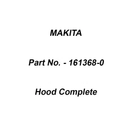 Makita Hood Complete Black Suitable For EA4301F, Part No 161368-0-picture-16