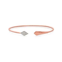 Malabar Gold and Diamonds 18k Rose Gold Classic Diamond Bangle for Women-image-54